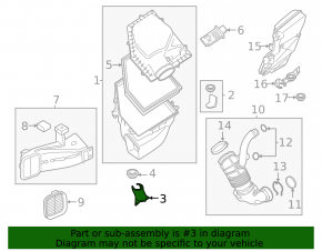 Крепление корпуса воздушного фильтра нижнее BMW X7 G07 19-22 3.0T