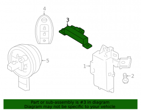 KEYLESS ENTRY CONTROL MODULE Nissan Altima 19-24 5WK4 8776 8362 AD