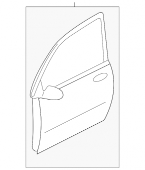 Дверь в сборе передняя правая Mitsubishi Eclipse Cross 18-25