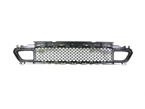 Нижняя решетка переднего бампера Jeep Cherokee KL 19-22 без радара и жалюзи