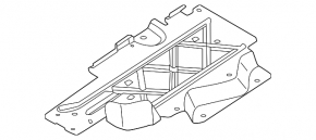 Кронштейн аккумуляторной батареи ВВБ Volvo XC60 22-26 B5, B6 48V большой