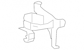 Кронштейн компрессора Lexus LS460 LS600h 07-17