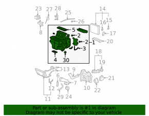 Печка в сборе Acura MDX 07-09