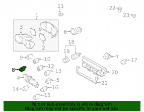 Кнопка отключения стабилизации Subaru Outback 15-19
