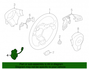 Кнопки управления на руле нижние левые Subaru Forester 14-16 SJ