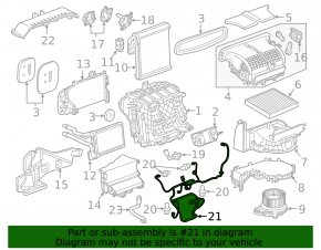 Проводка печки Chevrolet Malibu 16-18