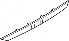 Molura capac inferior portbagaj Infiniti Q50 18-24 cromat