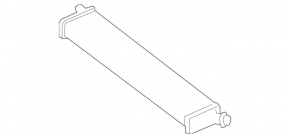 Radiator răcire suplimentar stânga Mercedes AMG Clasa GT X290 19-25 3.0, 4.0