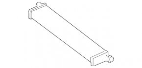 Radiator răcire suplimentar stânga Mercedes AMG Clasa GT X290 19-25 3.0, 4.0