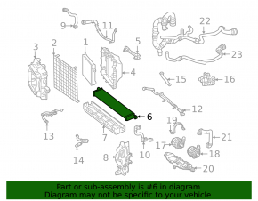 Radiator răcire suplimentar stânga Mercedes AMG Clasa GT X290 19-25 3.0, 4.0