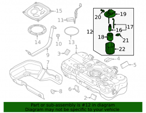 Топливный насос бензонасос Kia Niro 23-26 HEV