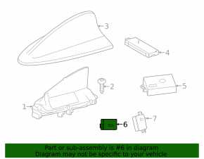 Aerial antenna amplifier BMW 3 F30 12-18
