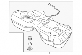 Топливный бак BMW 7 G11 G12 16-22 B58