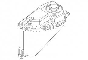Vas de expansiune răcire mare BMW 5 G30 18-20 4.4T fără capac
