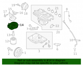 Răcitor de ulei pentru motoare cu ardere internă Hyundai Elantra AD 17-20 1.4