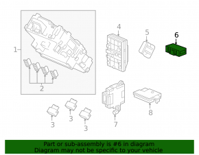 Front Right Seat Heater Module Honda CRV 20-22