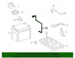 Baterie negativă pentru Lexus GS450h 06-11