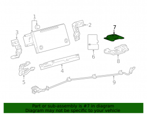 GPS антенна Toyota Prius 50 Prime 17-22