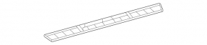 Garnitură prag exterioară față dreapta Mercedes W167 GLE 350 450 20-23 crom iluminat nou original