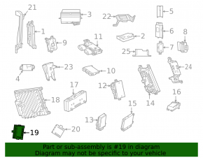 Компьютер двери передней левой Mercedes W167 GLE 350 450 20-23