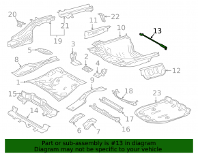 Распорка стоек задняя Lexus ES250 ES300h ES350 19-26