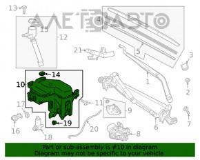 Бачок омывателя Toyota Highlander 20-26
