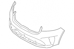 Bara fata goala Kia Sorento 19-20 rest, SX, pentru senzori de parcare