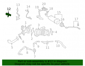 Map Sensor Lexus NX300h 15-21