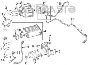 Лямбда-зонд первый Dodge Journey 11-19 3.6