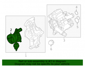 Помпа водяная BMW 2 F22 17-21 B46