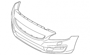 Bara față neperforată pentru Volvo V60 15-18