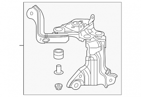 Кронштейн ABS АБС Toyota Rav4 19-24 2.5