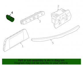Кнопка Start-Stop Volkswagen ID.4 21-26