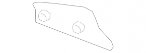 Крепление заднего бампера правое под фонарем Mercedes A-class V177 19-22