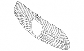 Решетка радиатора grill Mercedes W213 E 350/450 21-23