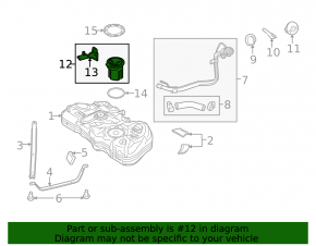 Топливный насос бензонасос Ford Fiesta 11-19 1.6