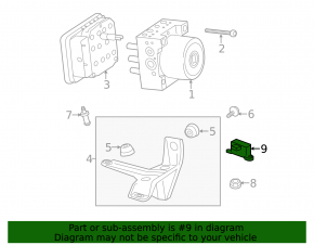 Yaw Rate Sensor Chevrolet Volt 16-