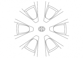 Колпак R16 Toyota Camry v40 под покрас