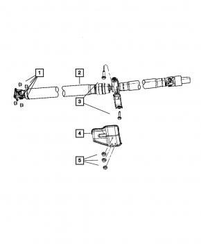 Карданный вал кардан Jeep Compass 11-16