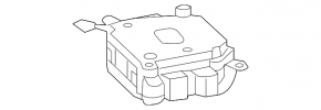 Modulul de control al computerului pentru direcția asistată Lexus IS 14-20