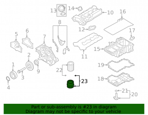 Корпус масляного фильтра BMW 5 G30 18-23 N63B44C 4.4T AWD царапины