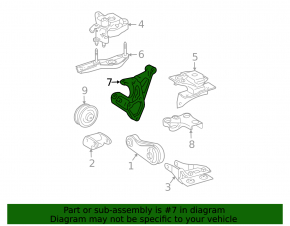 Кронштейн натяжителя Toyota Prius 20 04-09