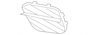 Grila bara fata dreapta laterala BMW X5 E70 11-13, noua, neoriginala