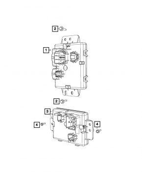 HVAC CONTROL MODULE Chrysler Pacifica 17-20