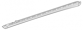 Порог правый Mercedes W213 E 300/350 17-23 без молдингов, AMG pkg