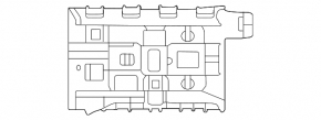 Suport pentru modulul de control al închiderii centralizate antifurt Mercedes H247 GLA 20-26