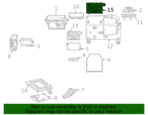 Suport pentru modulul de control al închiderii centralizate antifurt Mercedes H247 GLA 20-26