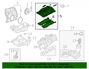 Крышка клапанная BMW X3 G01 18-21 2.0T