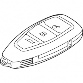 Cheie inteligentă SEL Ford C-max MK2 13-18 3 butoane, fără cilindru