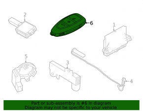 Cheie inteligentă SEL Ford C-max MK2 13-18 3 butoane, fără cilindru